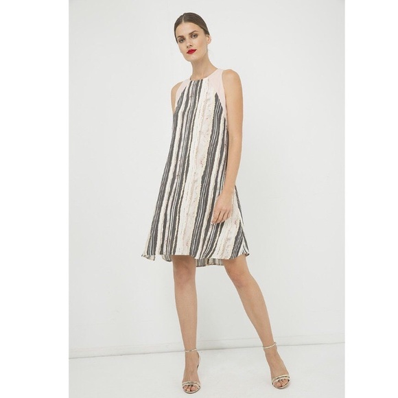 A-Line Dress in Ketchup Stripe -1020905 main image 1